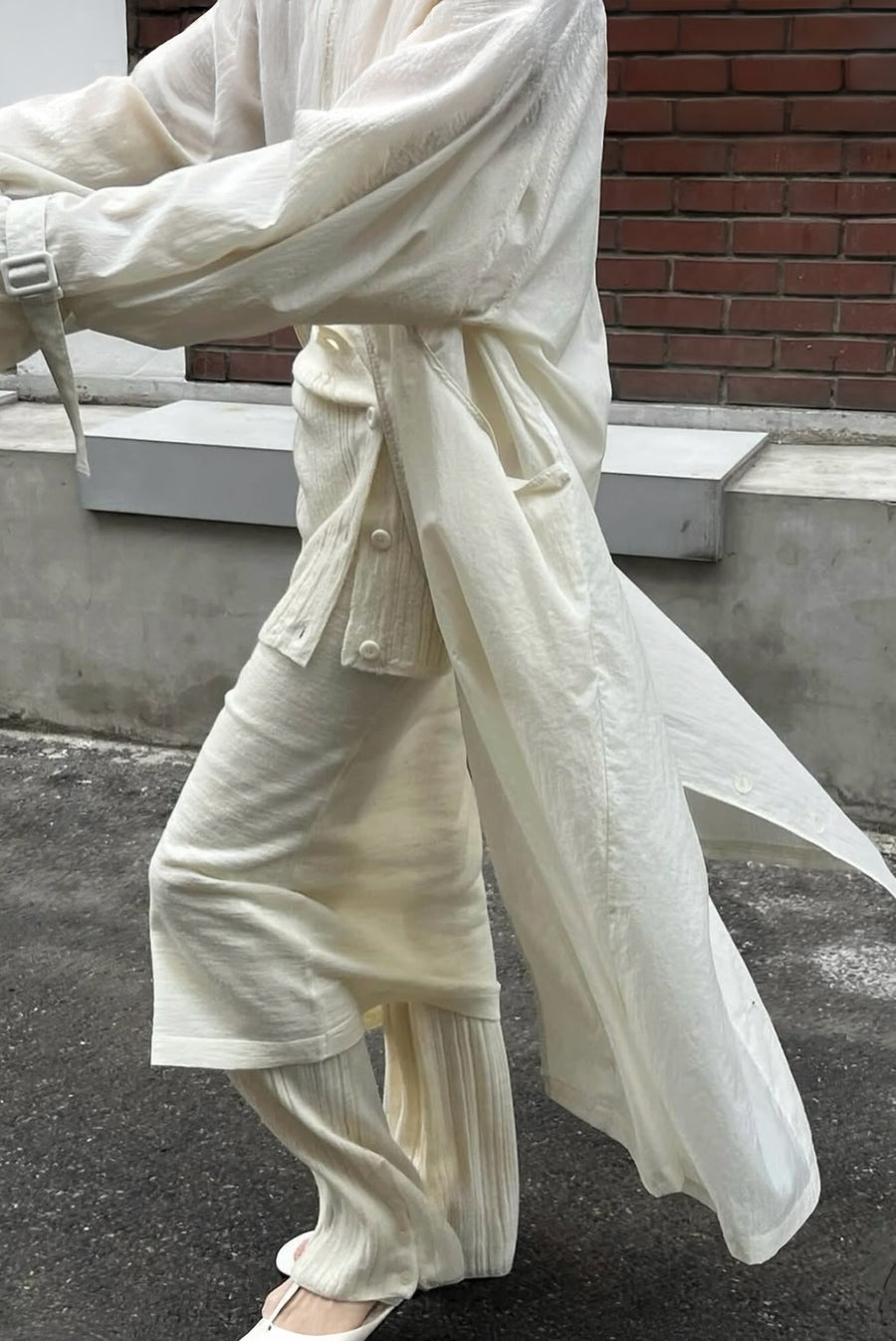 Translucent Trench - Beige
