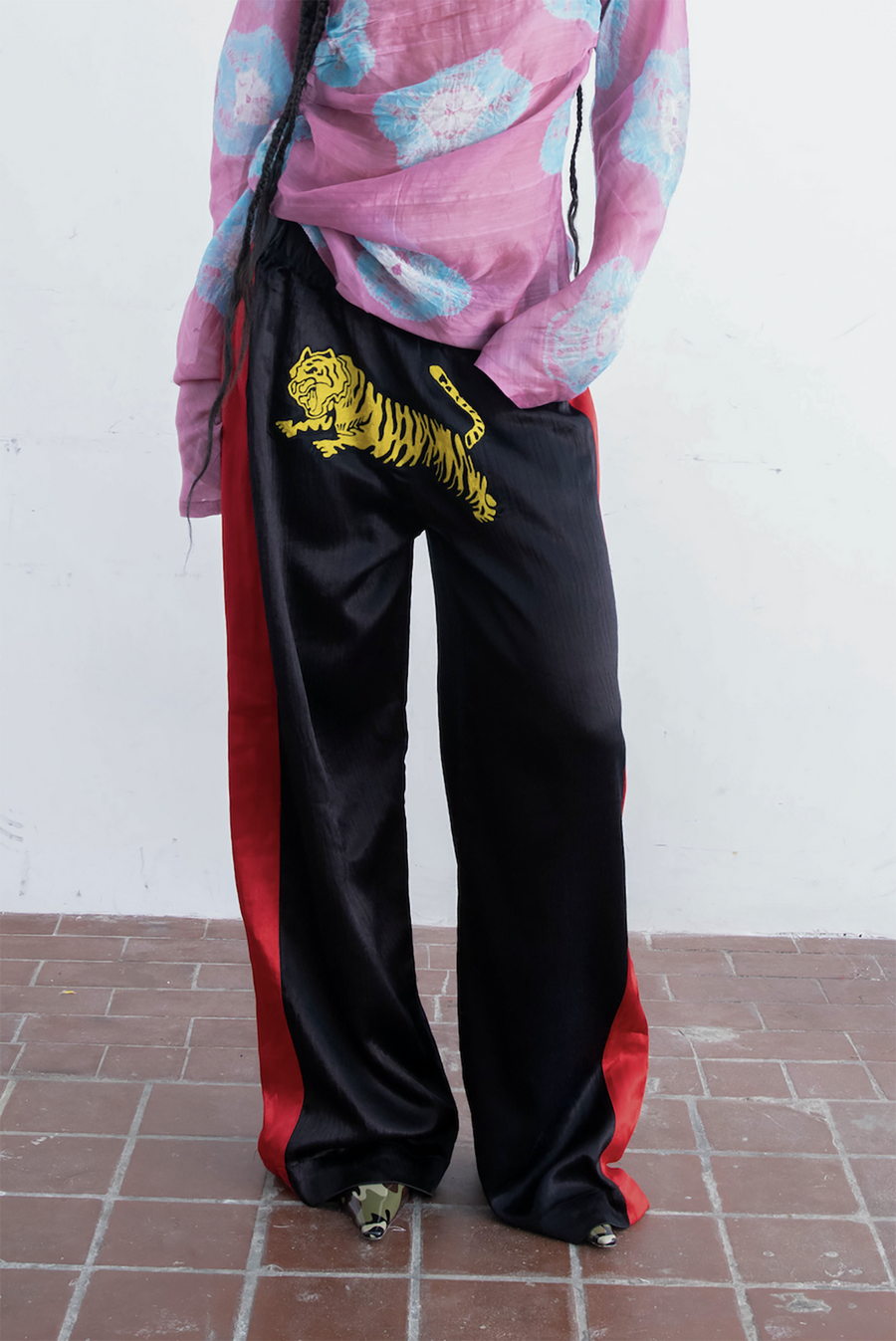 Tigra Tigra - Boxing Pant With Tiger Embroidery