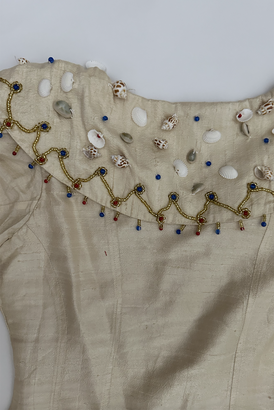 Tigra Tigra - Pirate Top With Beadwork Cowrie Shells