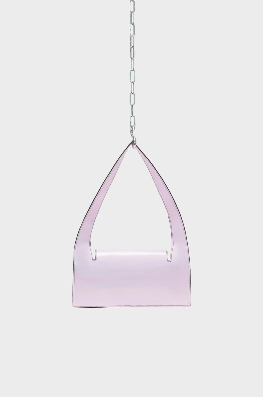 Audette - Baguette Baby Pink Boxcalf Bag