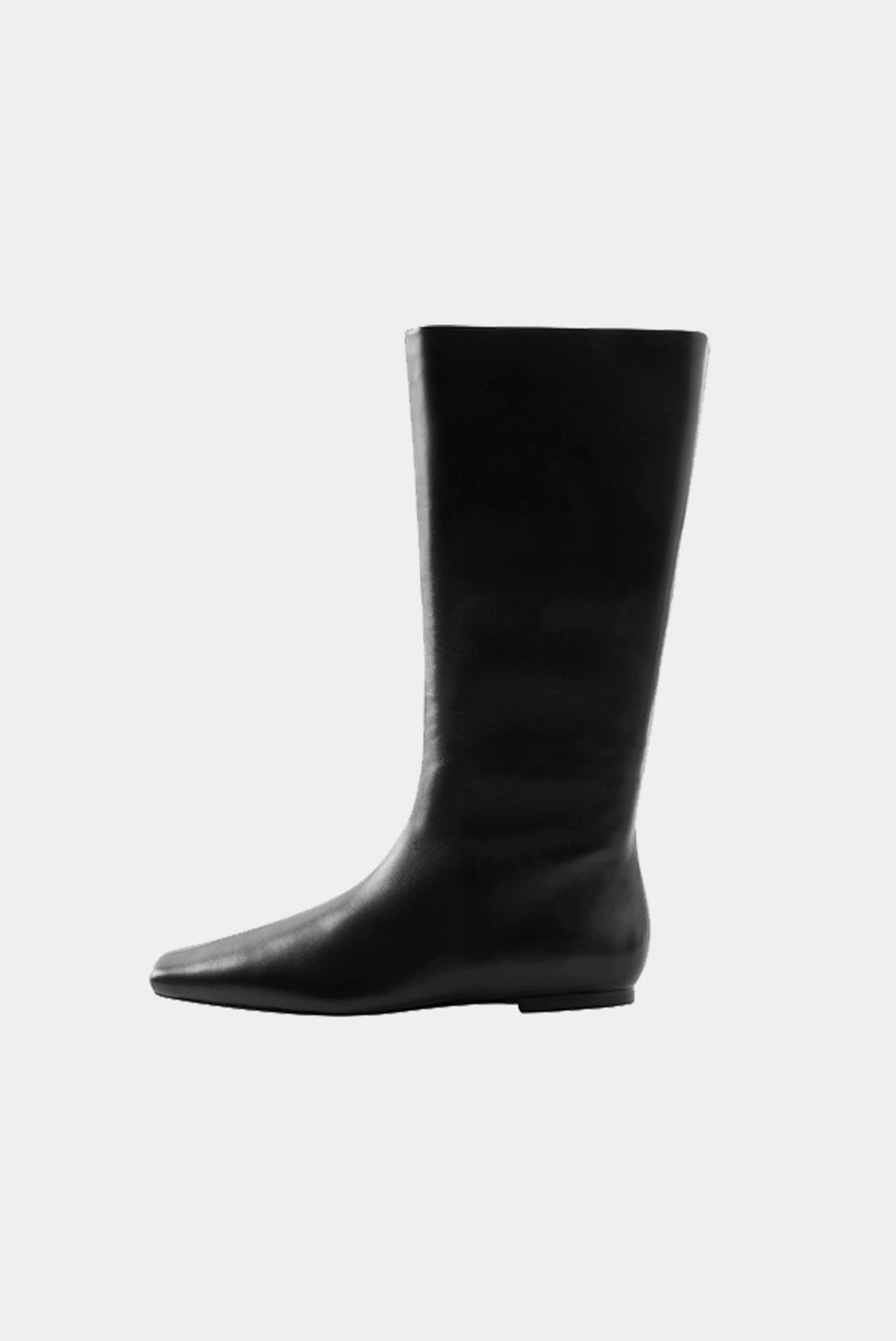 Soft Leather Square Toe Boots