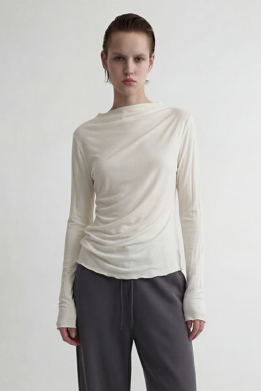 Draped Top - Ivory