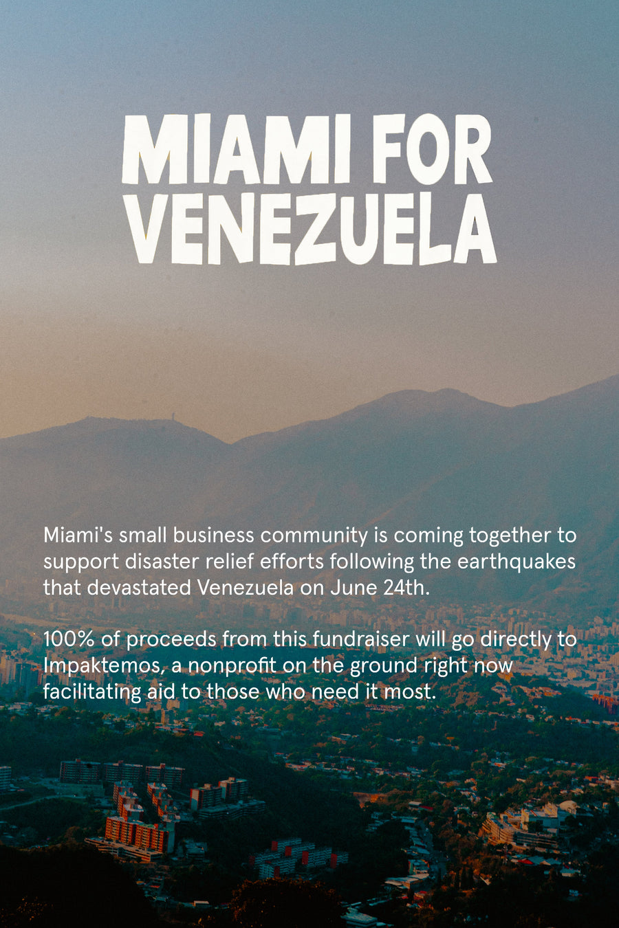Miami For Venezuela Fundraiser Entry