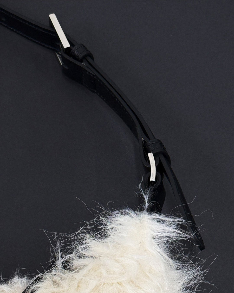Shearling Contrast Bag