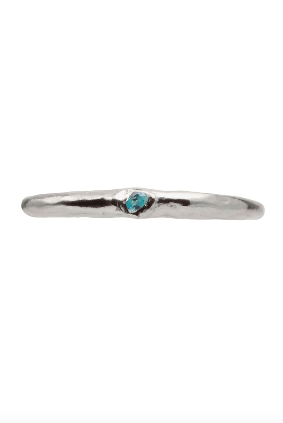 Simuero - Margarita Toe Ring Blue - Silver
