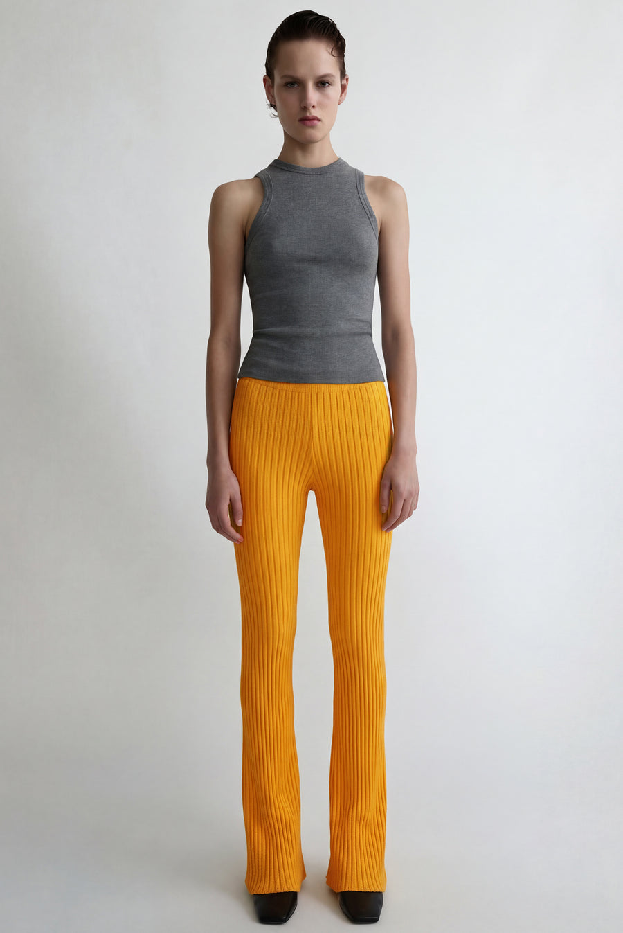 Simon Miller - Wide Rib Long Pants - Orange