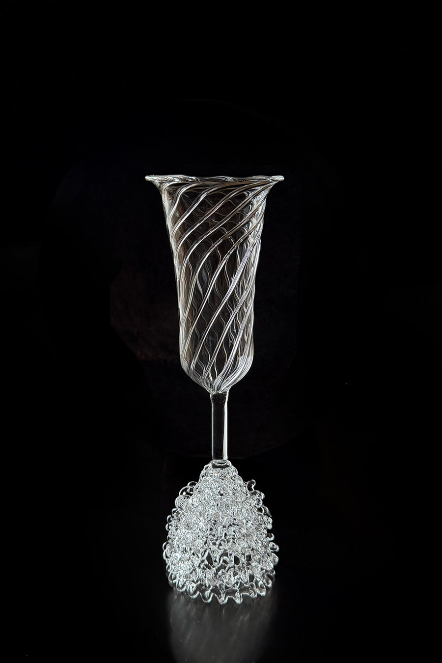 Proyecto Hebra - Handmade Sculptural Champagne Flute