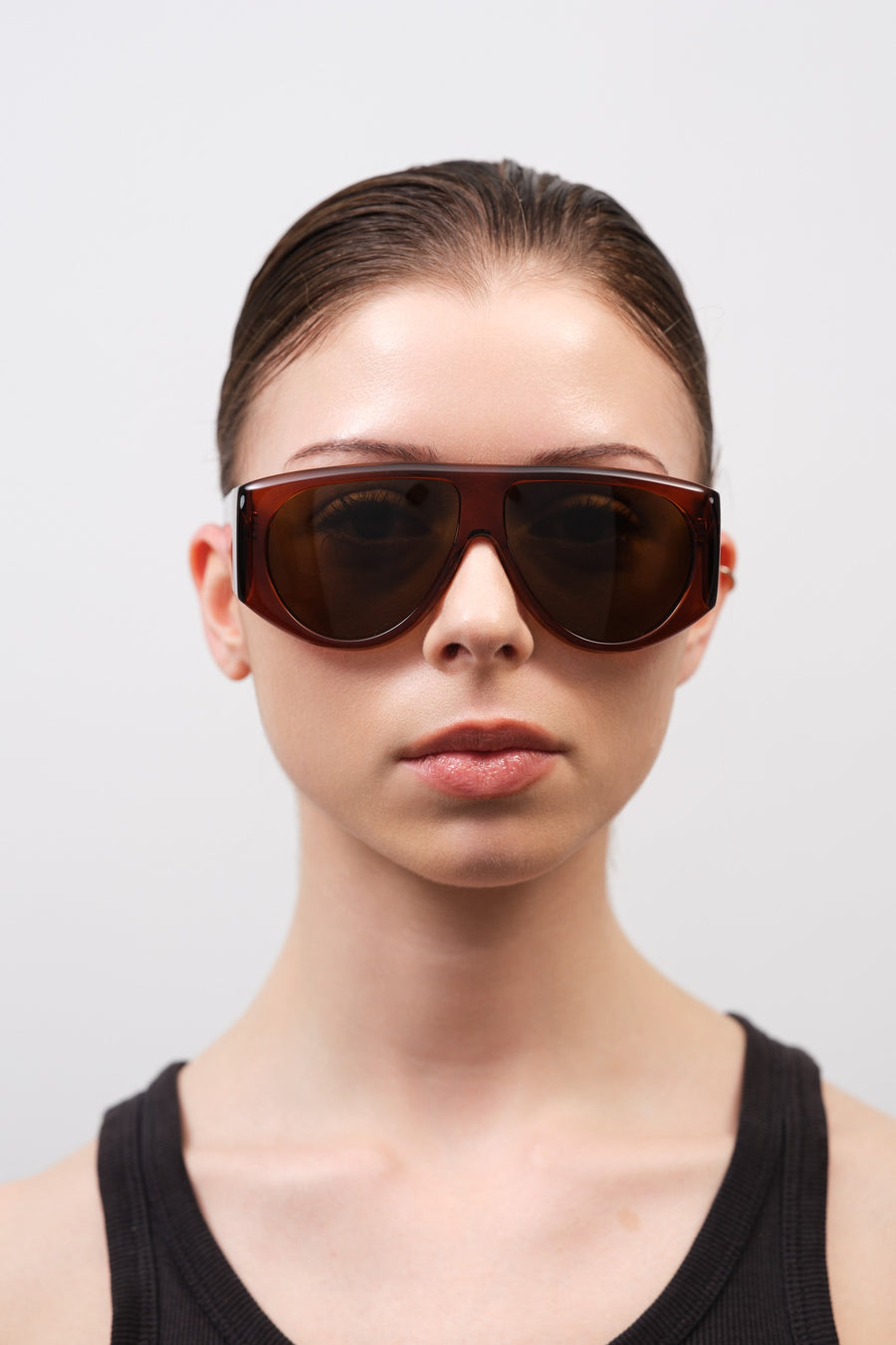 Flatlist - Berlyn Sunglasses - Crystal Brown