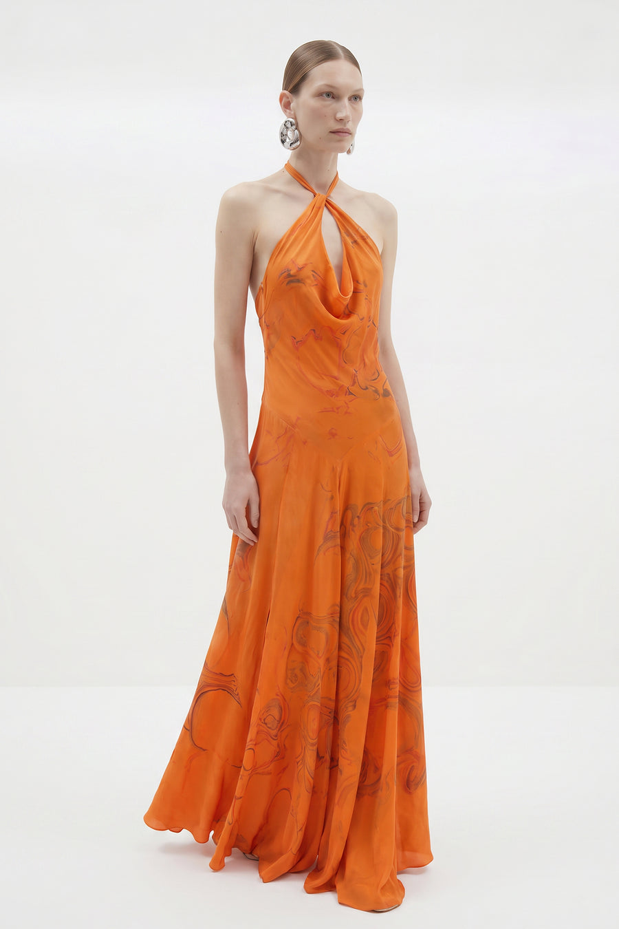 Fabrics of Colours- Flowy Silk Dress