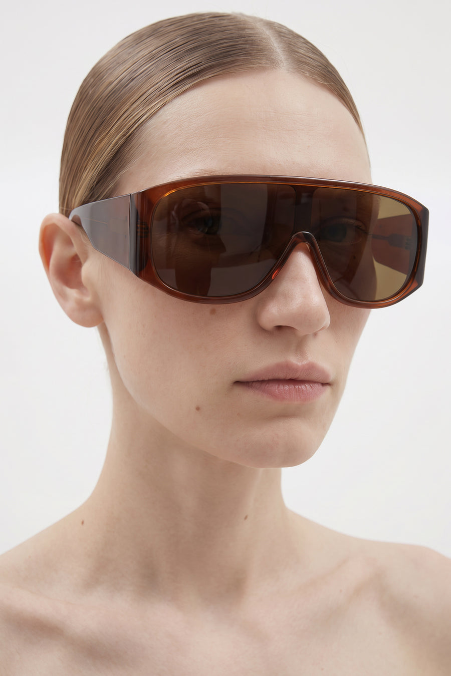 Flatlist - John Jovino Sunglasses - Crystal Brown