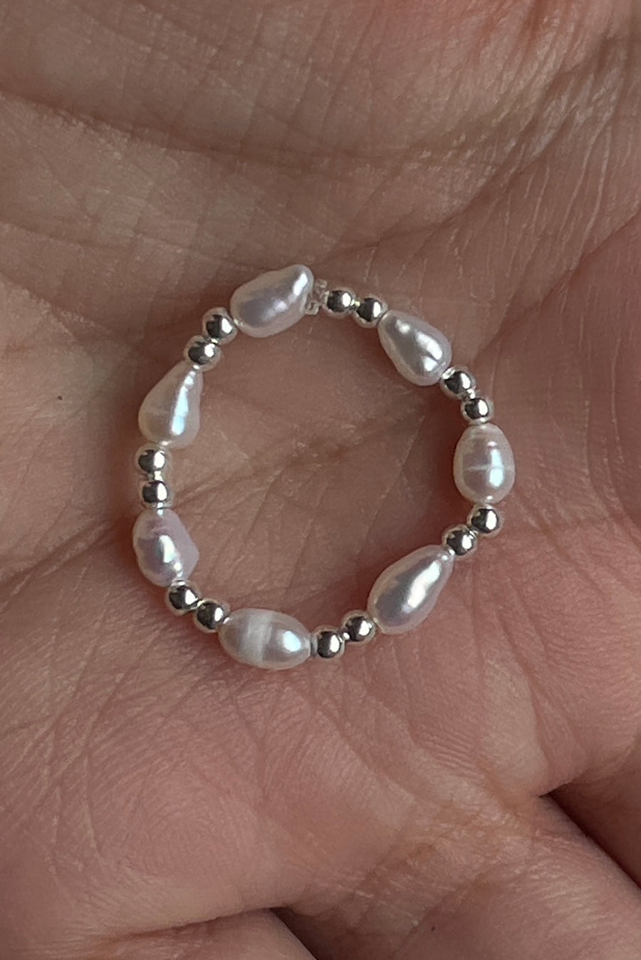 Pearl & Bead Ring