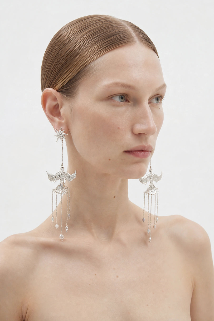 Hanna Katarina - Silver Fenix Earrings