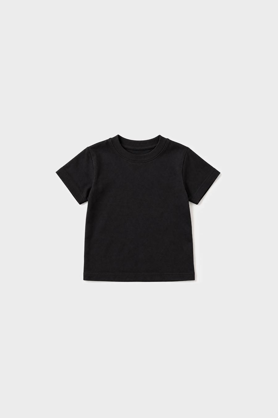 Kids - Solid Short-Sleeve Tee – Black