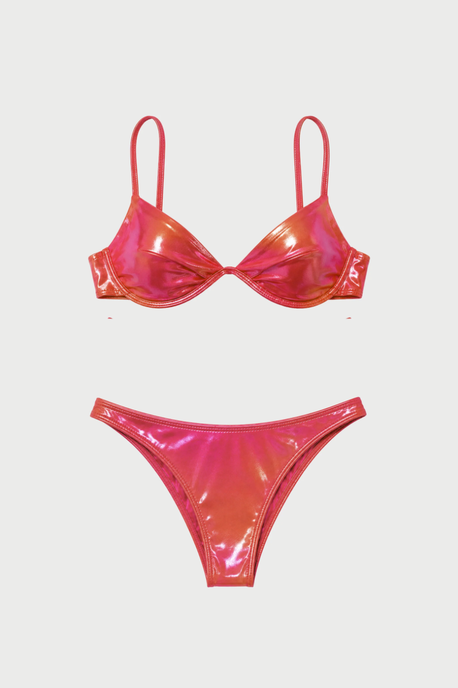 Naranja Furcado - Apple Bra Bikini Set
