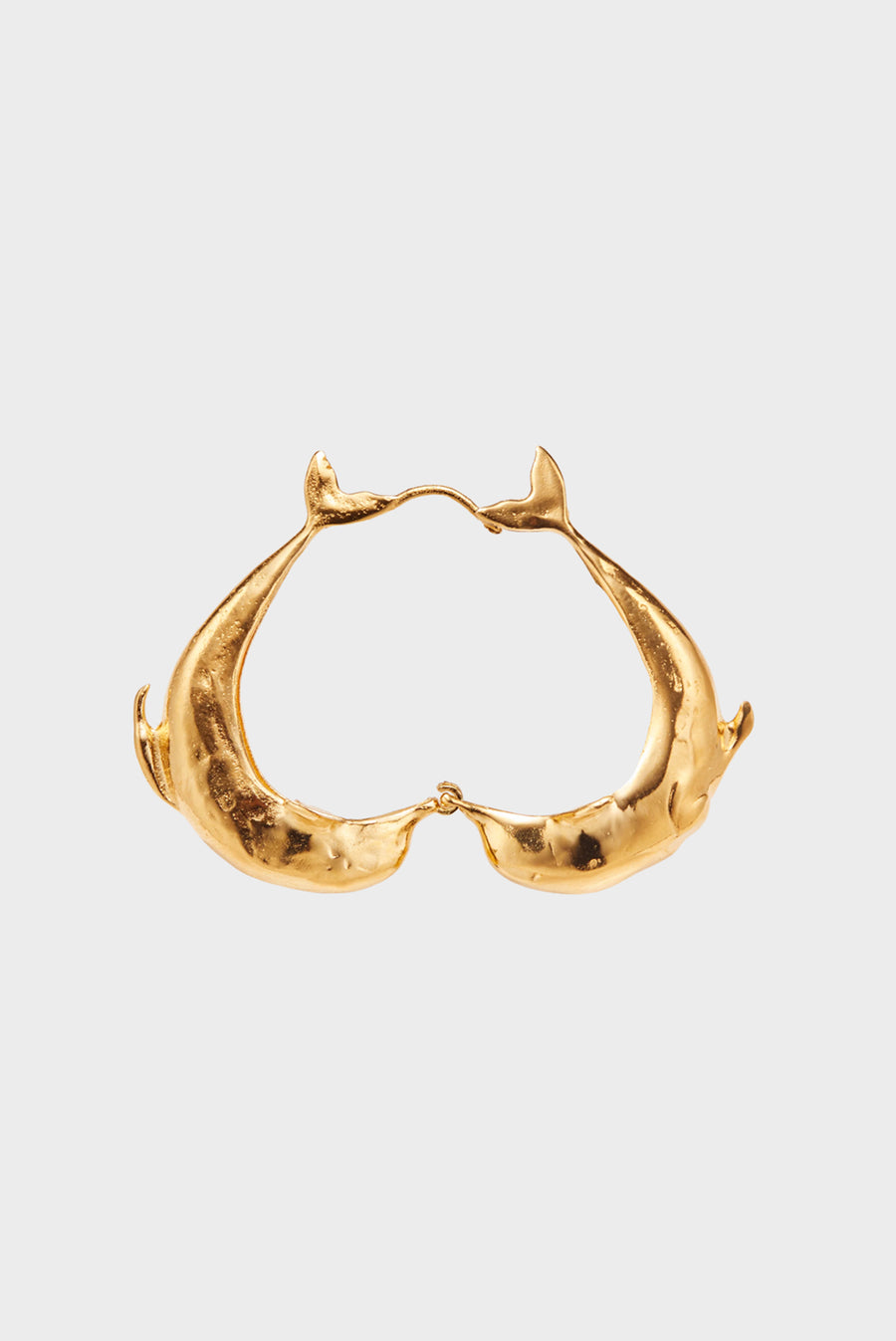Los Delfines Hoop - Gold