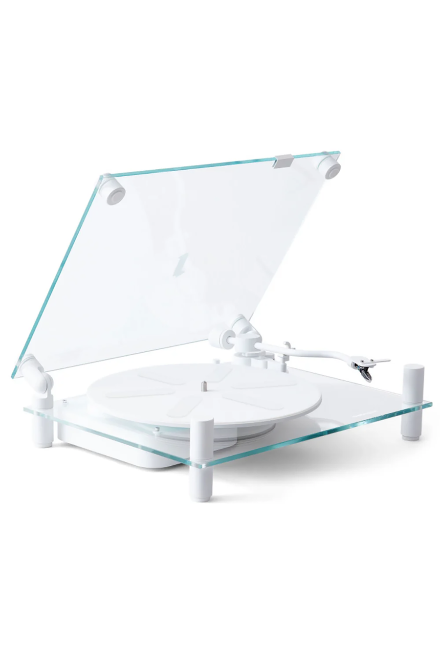 Transparent - Turntable - White