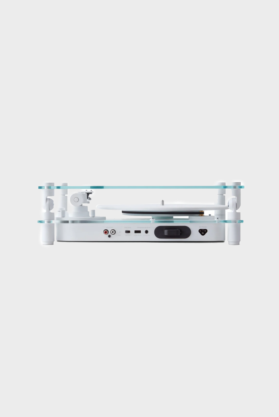 Transparent - Turntable - White