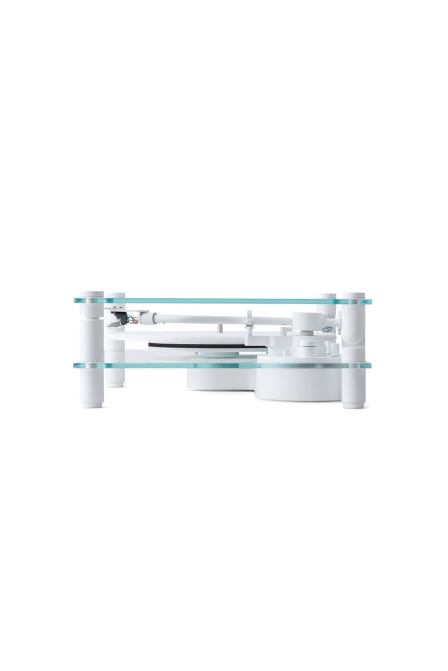 Transparent - Turntable - White