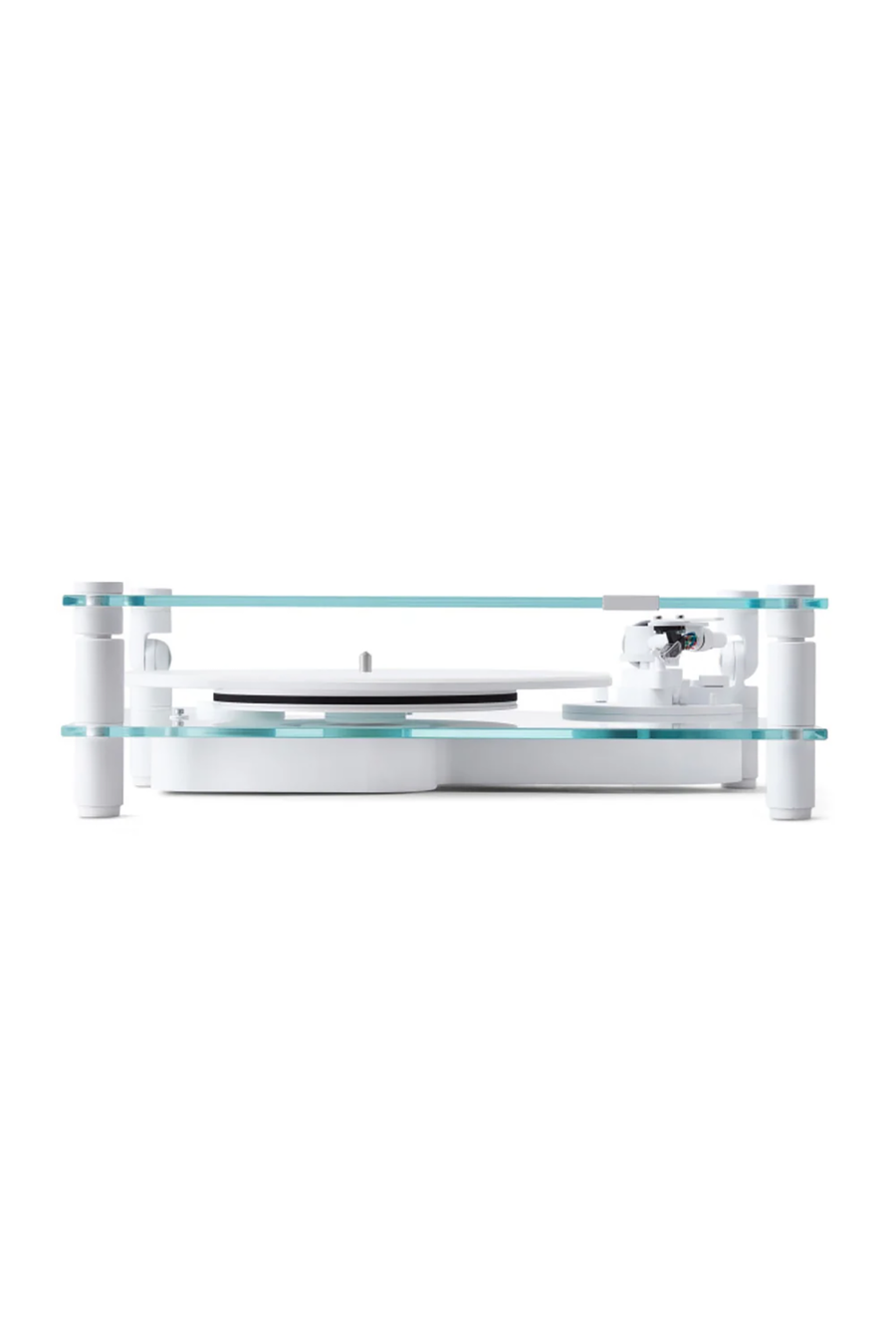 Transparent - Turntable - White