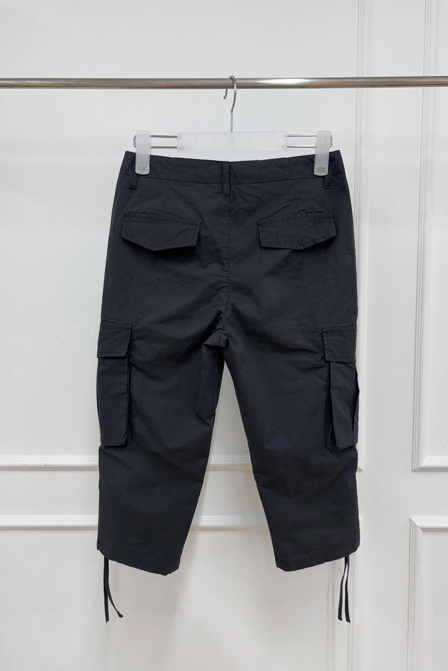 Utility Capri Pants - Black
