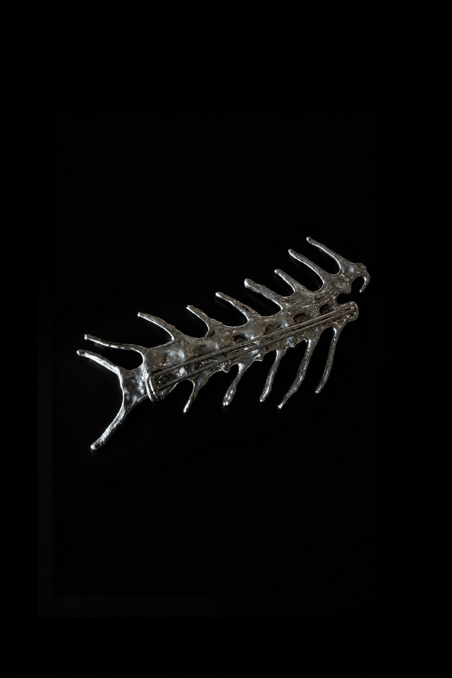 Valentina Quintero – Orejas De Pescado Brooch II - Silver