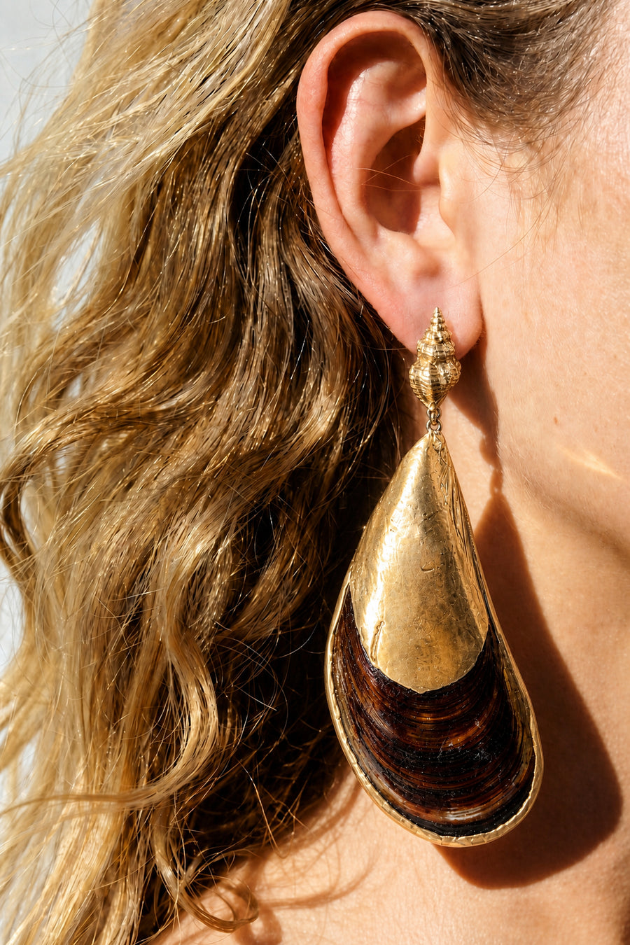 Valentina Quintero – Maxi Mini Topo I Earrings - Gold