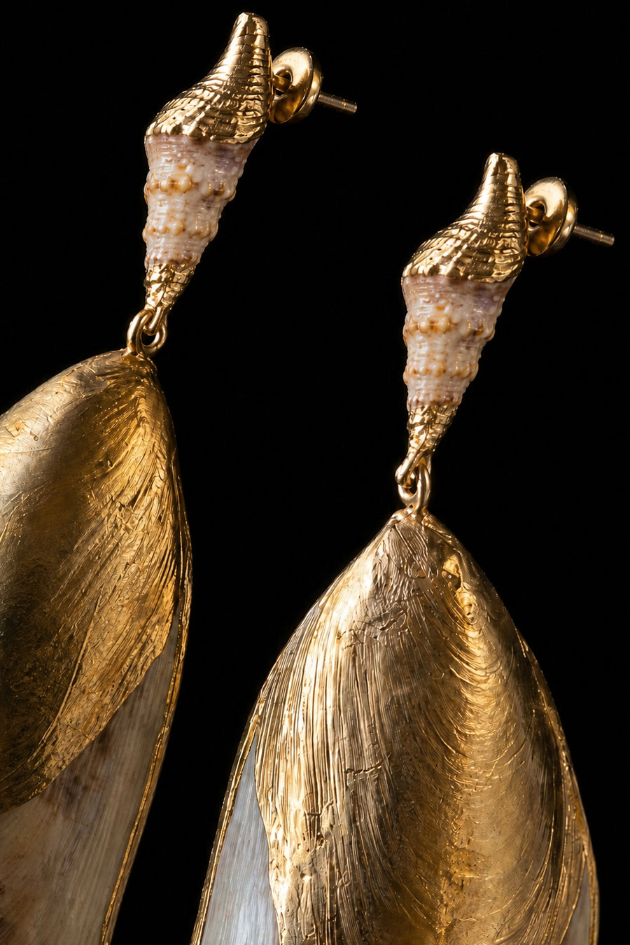 Valentina Quintero – Maxi Mini Topo II Earrings - Gold