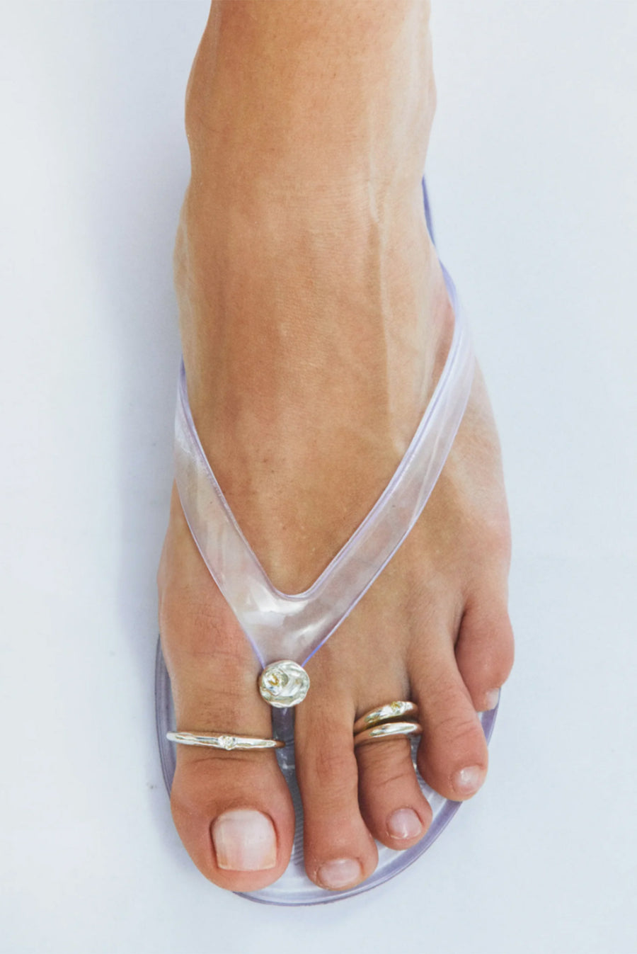 Simuero - Sol y Sombra Toe Ring - Silver