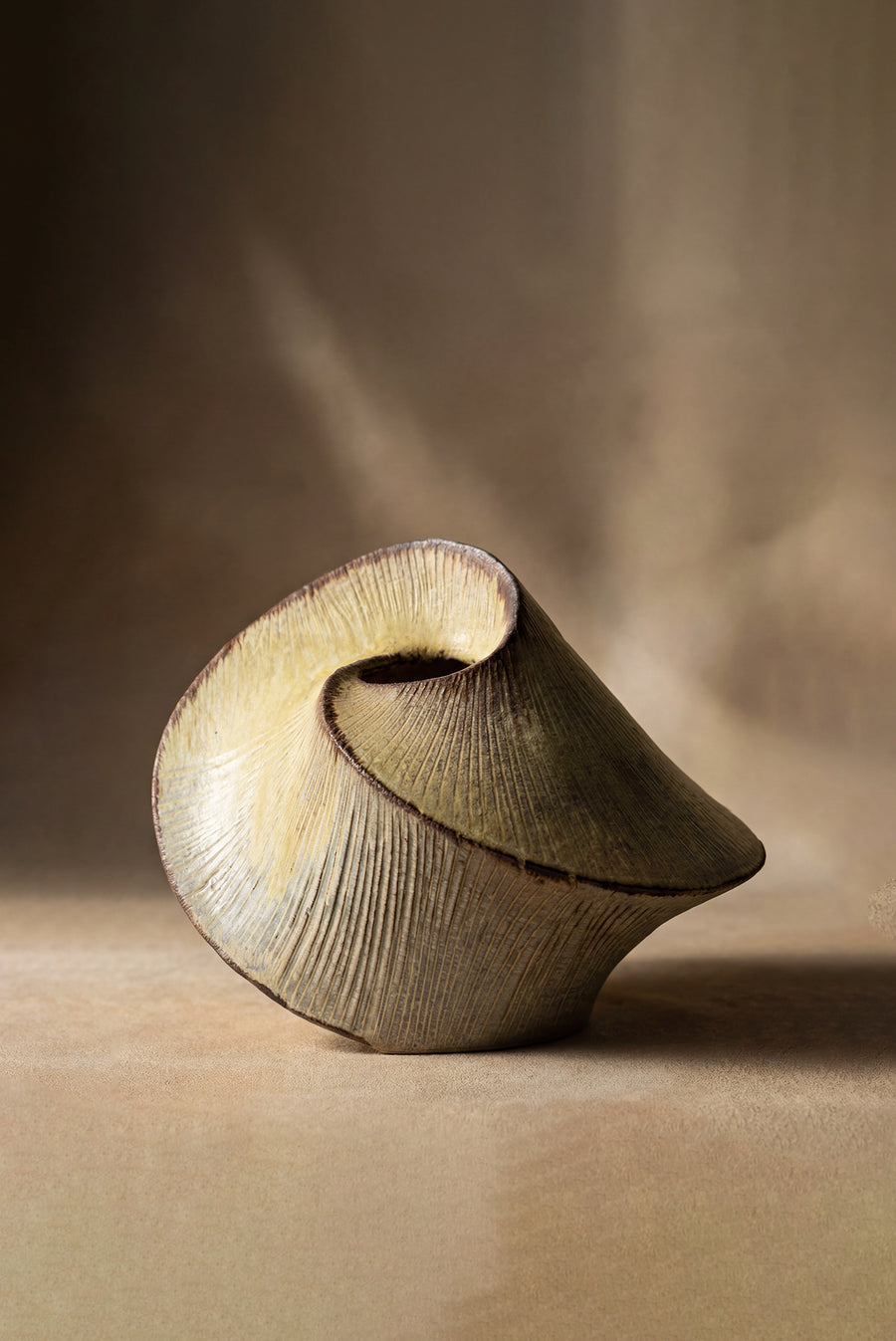 Spiral Vase - Chartreuse