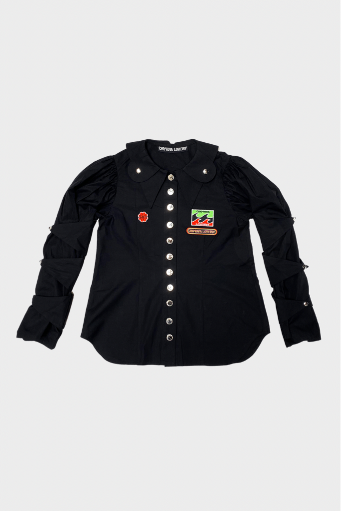 Chopova Lowena - Wax Cotton Shirt - Black