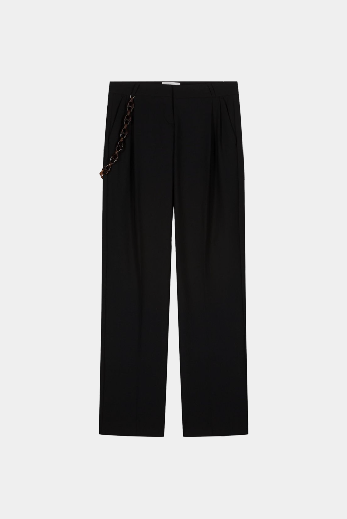 Coperni - Low Rise Loose Tailored Trousers - Black