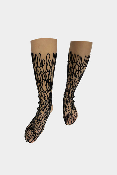 Kasia Kucharska - Socks - Black/Beige – Simonett