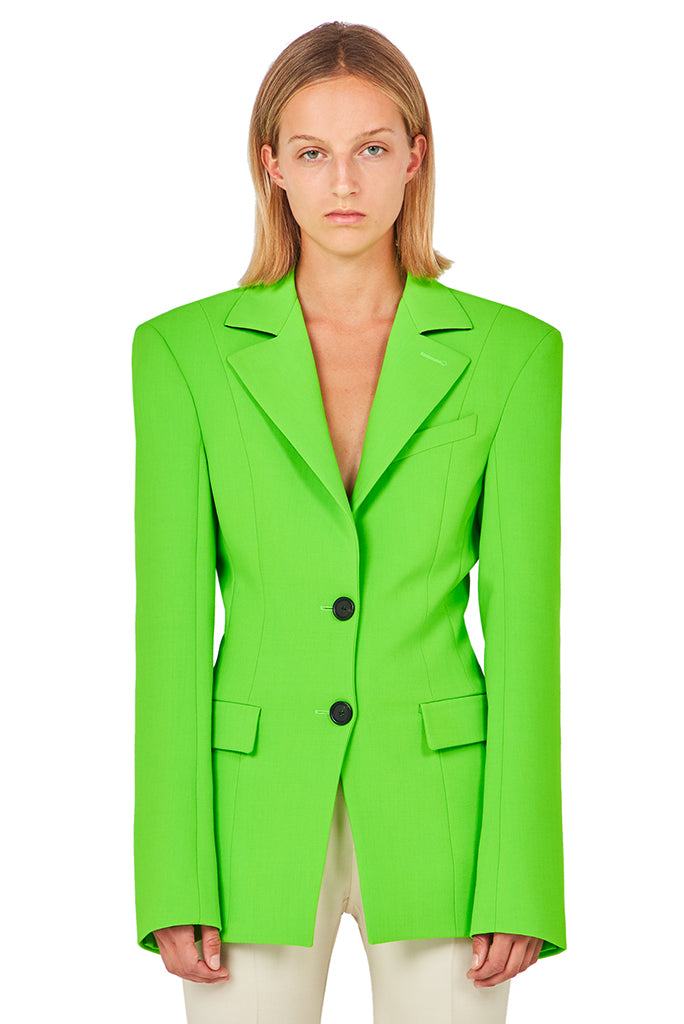 Kwaidan Editions - Tailored Suit Jacket - Neon Green
