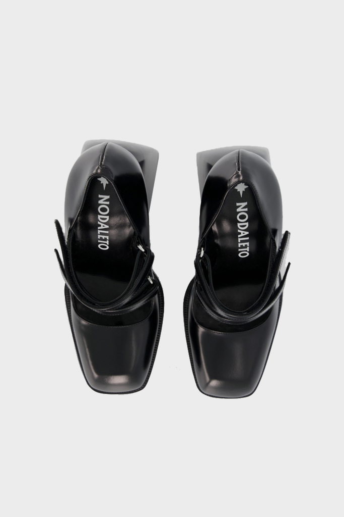 Nodaleto - Bulla Babies Shoes - Black Glassed