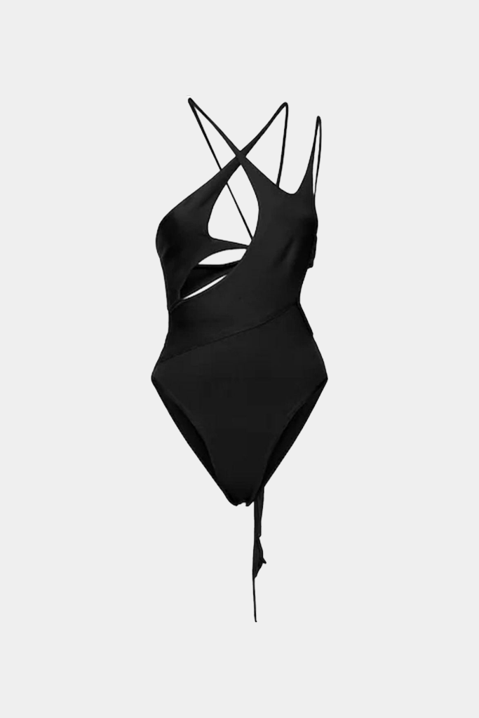 Ottolinger - Knit Strappy Swimsuit - Black