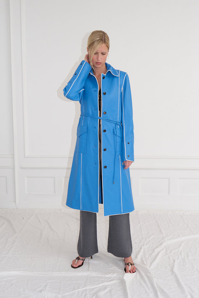 Saks Potts - Amalie Coat - Blue