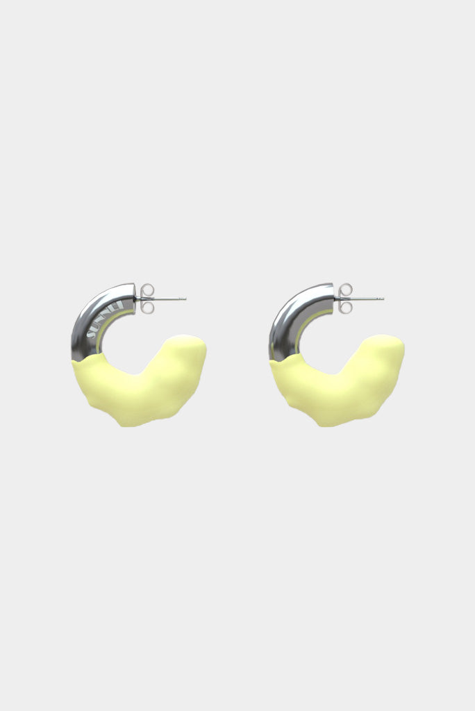 Sunnei rubberized deals earrings