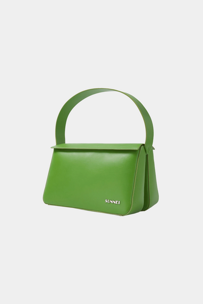 Sunnei - Peso Leather Bag - Green – Simonett