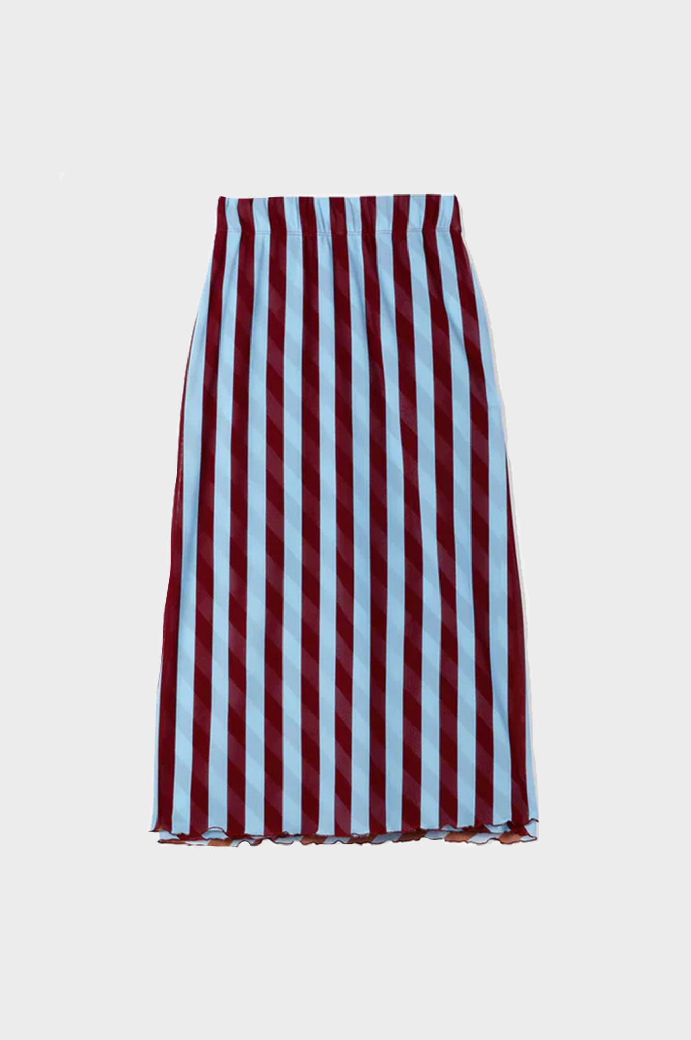 Sunnei Printed Tulle Skirt Celestial Stripe Simonett