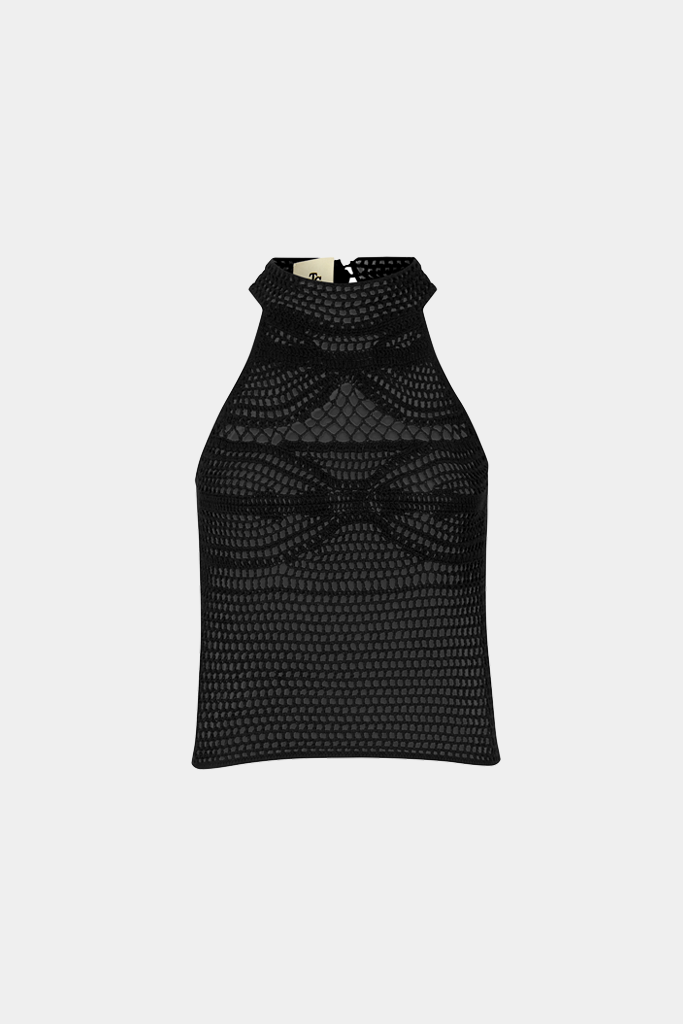 The Garment - Egypt Crochet Top - Black – Simonett