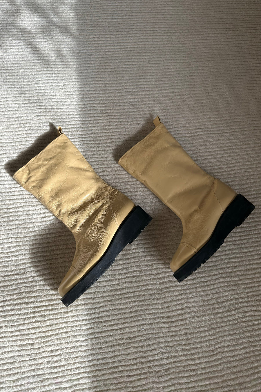 Yomi Boots- Pale Yellow