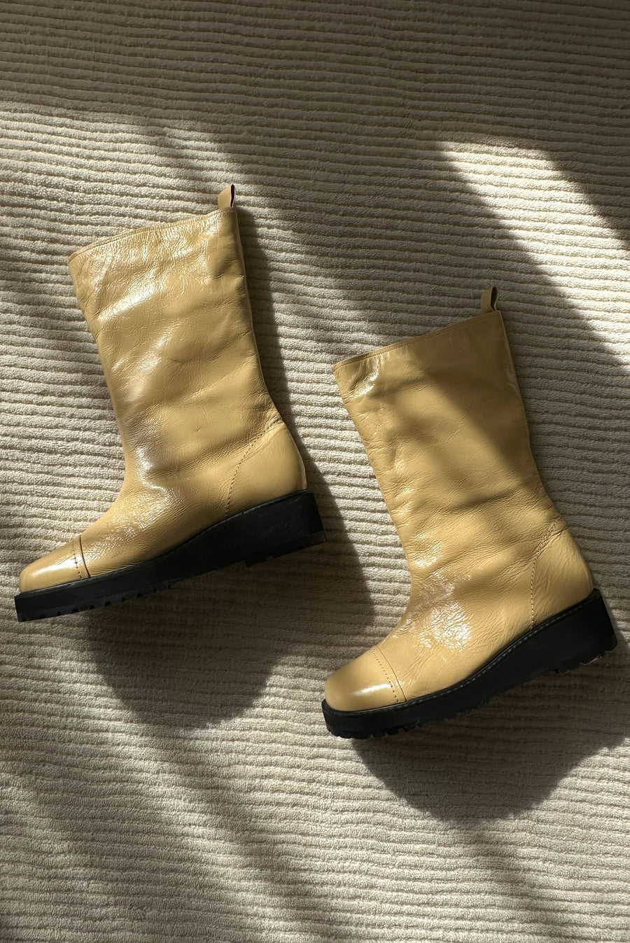 Yomi Boots- Pale Yellow