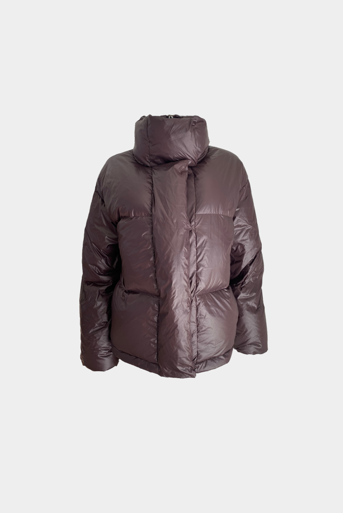 Wine hot sale puffer jacket